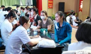 Hơn 2.500 công nhân Đà Nẵng được khám bệnh, cấp thuốc miễn phí