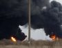 Cột khói bao trùm nhà máy sau vụ nổ gây hỏa hoạn lớn ở nhà máy vũ khí Nga